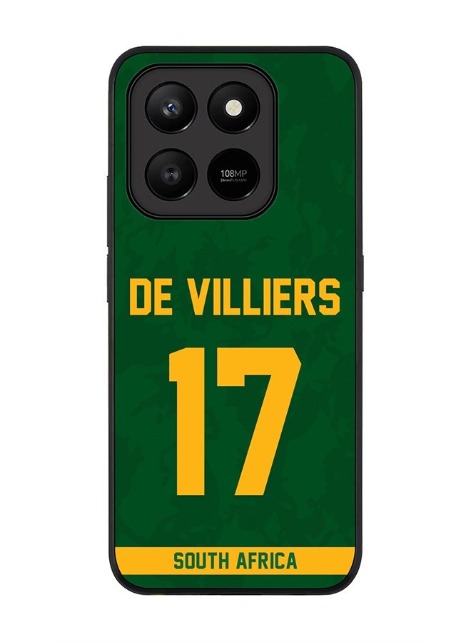 For Honor X7d 4G / X7d 5G / 400 Smart Case,Slim fit Camera Protection, Shockproof Thin Phone cover  - South Africa AB de Villiers, Jersey No 17